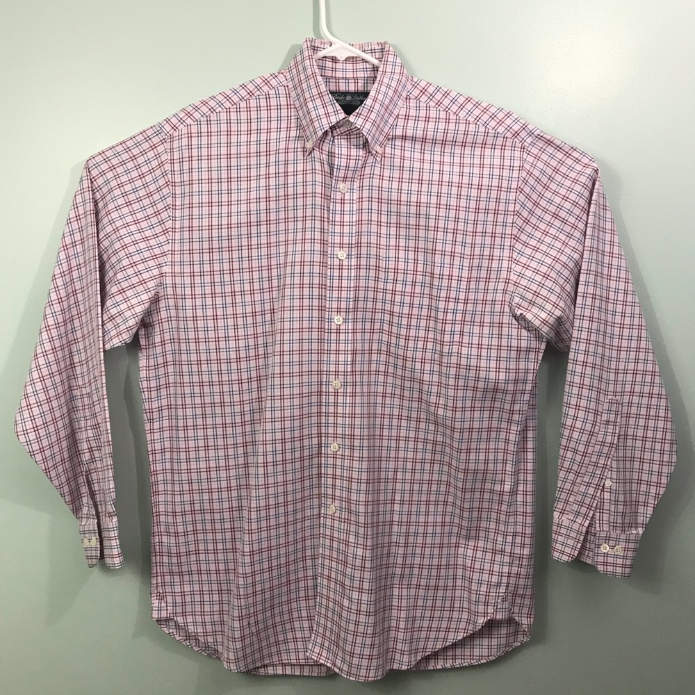 Brooks Brothers Country Club Mens Business Shirt M
